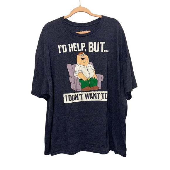 Family Guy Other - Family Guy Blue Graohic Tee Shirt